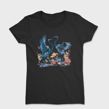 Crane Birds Dancing, Tricou Femei