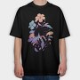 Hands Holding Flowers And Leaves Plants 03, Tricou Oversize Barbati (Unisex)