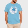 Poodle Dog Animal Cute Skiing, Tricou Barbati (Unisex)