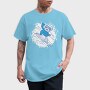 Poodle Dog Animal Cute Skiing, Tricou Barbati (Unisex)