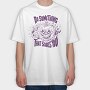 Creepy Pumpkin Halloween, Tricou Oversize Barbati (Unisex)