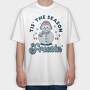 Tis The Season To Be Freezin In, Tricou Oversize Barbati (Unisex)