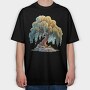 Tree Willow Shade, Tricou Oversize Barbati (Unisex)