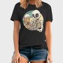 Skeleton Drinking And Smoking Retro Beer Cigar, Tricou Barbati (Unisex)