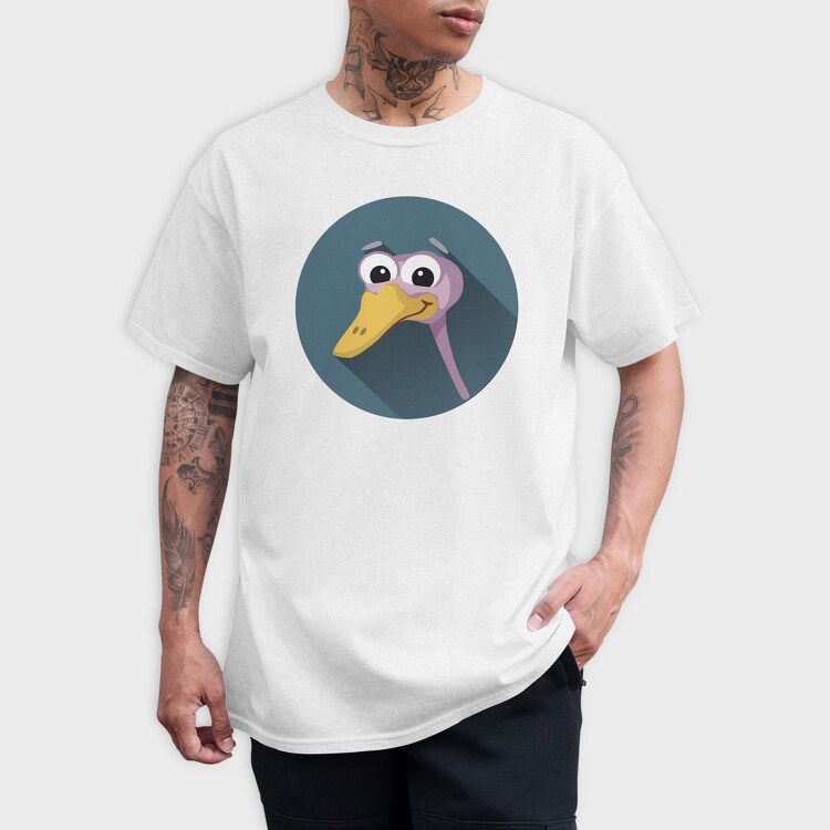 Ducky Smile, Tricou Barbati (Unisex)