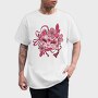 Cherry Blossom Japanese Mask Japan, Tricou Barbati (Unisex)