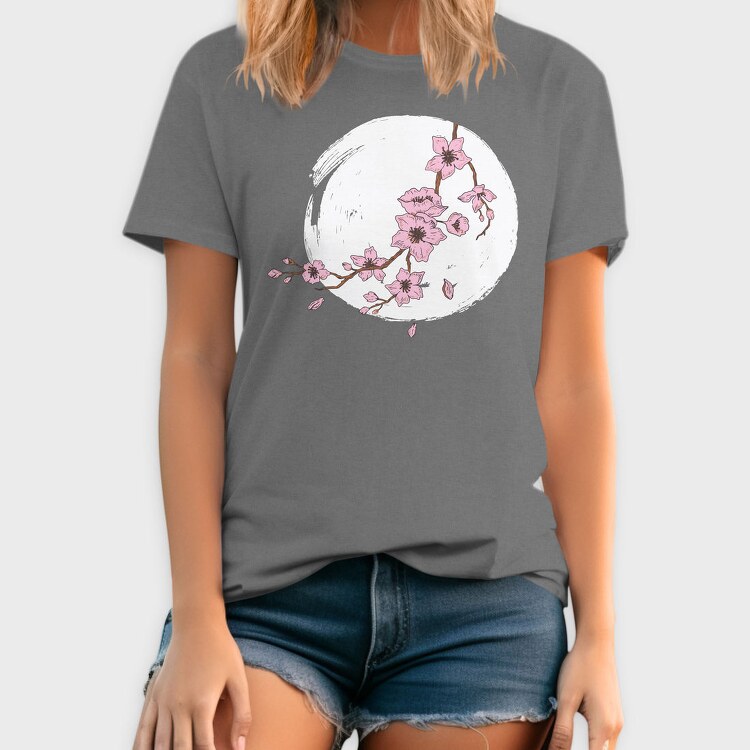 Cherry Blossom Moon, Tricou Barbati (Unisex)