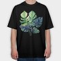 Tropical Monstera Breeze, Tricou Oversize Barbati (Unisex)