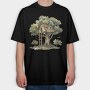 Treehouse Forest Climb, Tricou Oversize Barbati (Unisex)