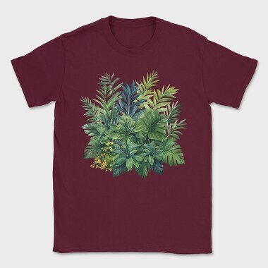 Tropical Summer Foliage, Tricou Barbati (Unisex)