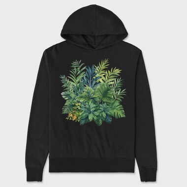 Tropical Summer Foliage, Hanorac Oversize Barbati (Unisex)