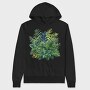 Tropical Summer Foliage, Hanorac Oversize Barbati (Unisex)