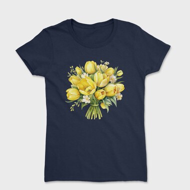 Tulip Bouquet Spring, Tricou Femei
