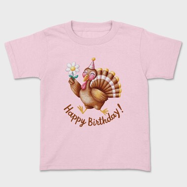 Turkey Party Flower, Tricou Copii