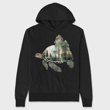 Turtle Forest Symphony, Hanorac Oversize Barbati (Unisex)