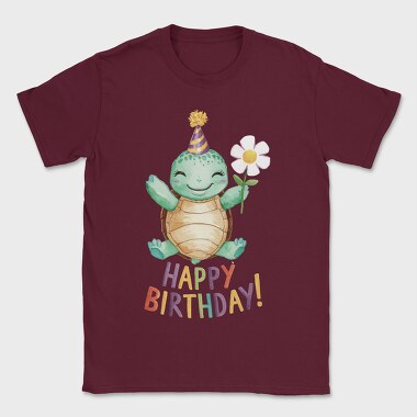 Turtle Party Flower, Tricou Barbati (Unisex)