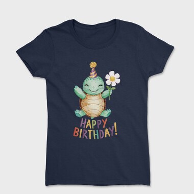 Turtle Party Flower, Tricou Femei