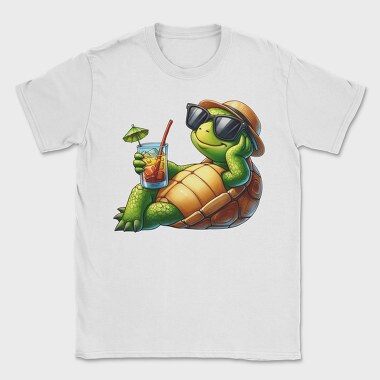 Turtle Sunglasses Cocktail, Tricou Barbati (Unisex)