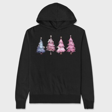Twilight Frost Splendor, Hanorac Oversize Barbati (Unisex)