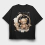 Twinkle Bear Nestle, Tricou Oversize Barbati (Unisex)