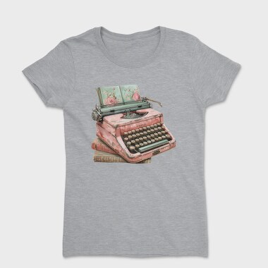 Typewriter Flowers Books, Tricou Femei