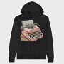 Typewriter Flowers Books, Hanorac Oversize Barbati (Unisex)