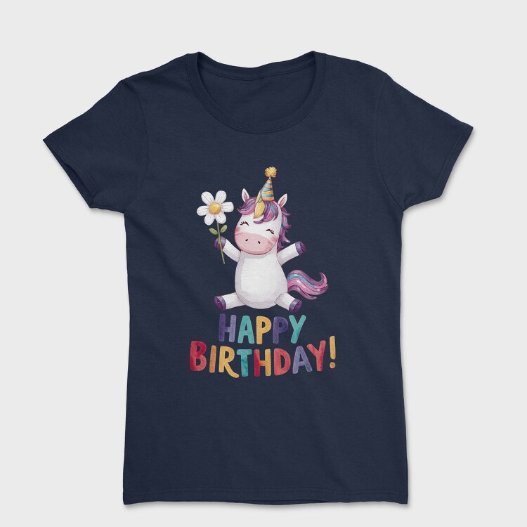 Unicorn Party Hat, Tricou Femei