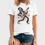 Skeleton Electric Guitar Rockabilly, Tricou Barbati (Unisex)