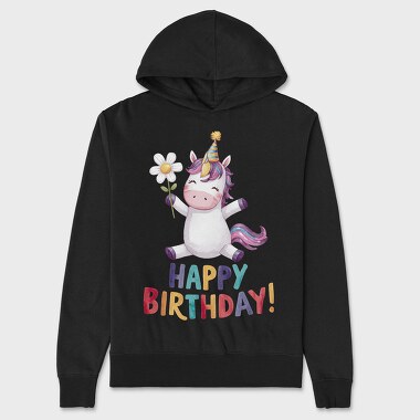Unicorn Party Hat, Hanorac Oversize Barbati (Unisex)