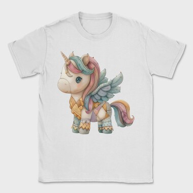 Unicorn Patchwork Mood, Tricou Barbati (Unisex)