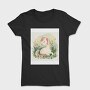 Unicorn Sleeping In Flowers, Tricou Femei