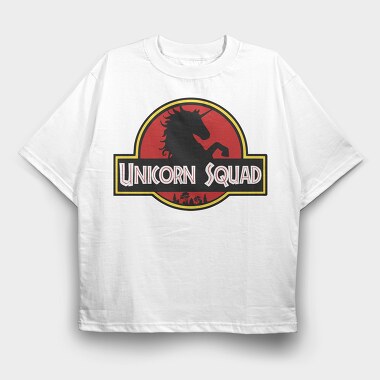 Unicorn Squad, Tricou Oversize Barbati (Unisex)