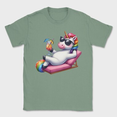 Unicorn Sunglasses Cocktail, Tricou Barbati (Unisex)