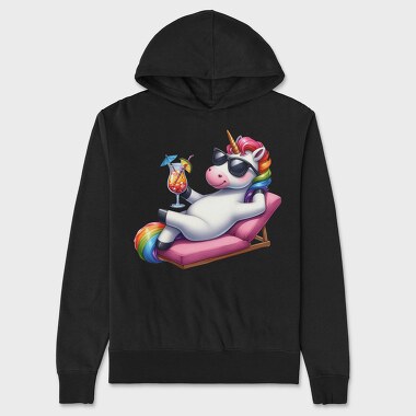 Unicorn Sunglasses Cocktail, Hanorac Oversize Barbati (Unisex)