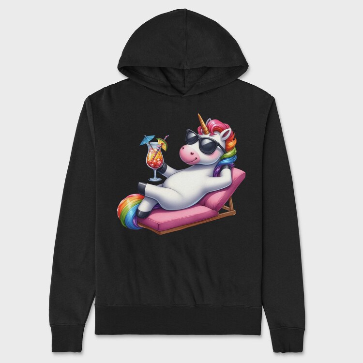 Unicorn Sunglasses Cocktail, Hanorac Oversize Barbati (Unisex)