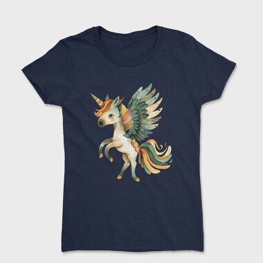 Unicorn Wings Feathers, Tricou Femei