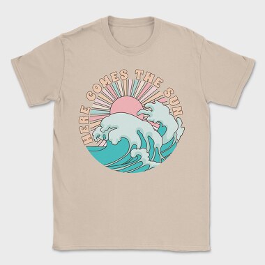 Vintage Beach Wave, Tricou Barbati (Unisex)