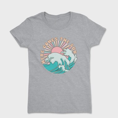 Vintage Beach Wave, Tricou Femei