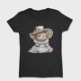 Vintage Bear Hat, Tricou Femei