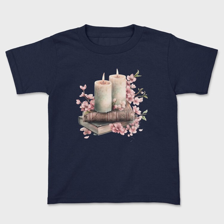 Vintage Books Candles, Tricou Copii