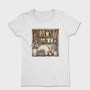Vintage Books Flowers, Tricou Femei