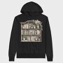 Vintage Bookshelf, Hanorac Oversize Barbati (Unisex)