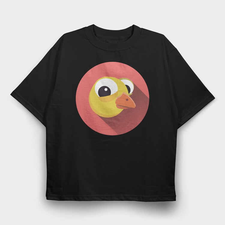 Ducky Vibes, Tricou Oversize Barbati (Unisex)