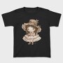 Vintage Charm Girl, Tricou Copii