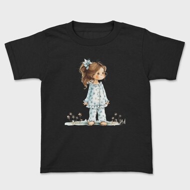 Vintage Flower Girl, Tricou Copii