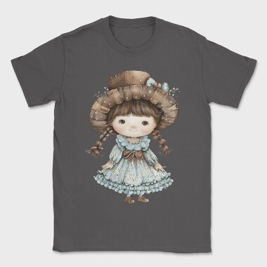 Vintage Girl Hat, Tricou Barbati (Unisex)
