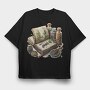 Vintage Herbalism, Tricou Oversize Barbati (Unisex)