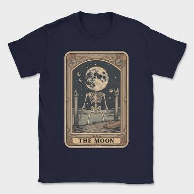 Vintage Moon Skeleton, Tricou Barbati (Unisex)
