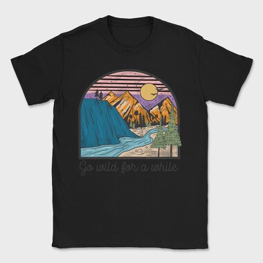 Vintage Mountain Adventure, Tricou Barbati (Unisex)