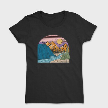 Vintage Mountain Adventure, Tricou Femei